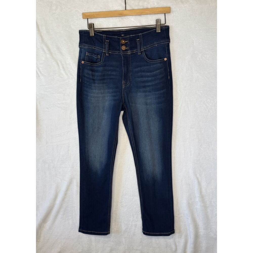NOBO No Boundaries Juniors Size 9 Corset Skinny Jeans Cropped Cuffed - Picture 3 of 16